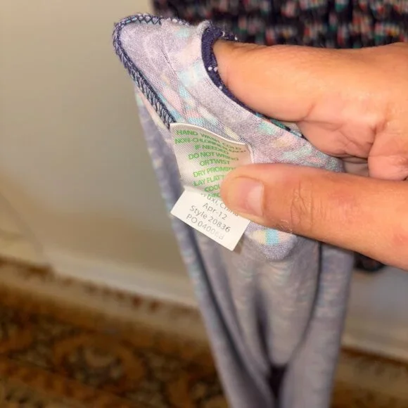 Lilly Pulitzer Sloane Maxi Dress in Oh Buoy - size Large - Strechy Soft Nautical - Picture 4 of 8